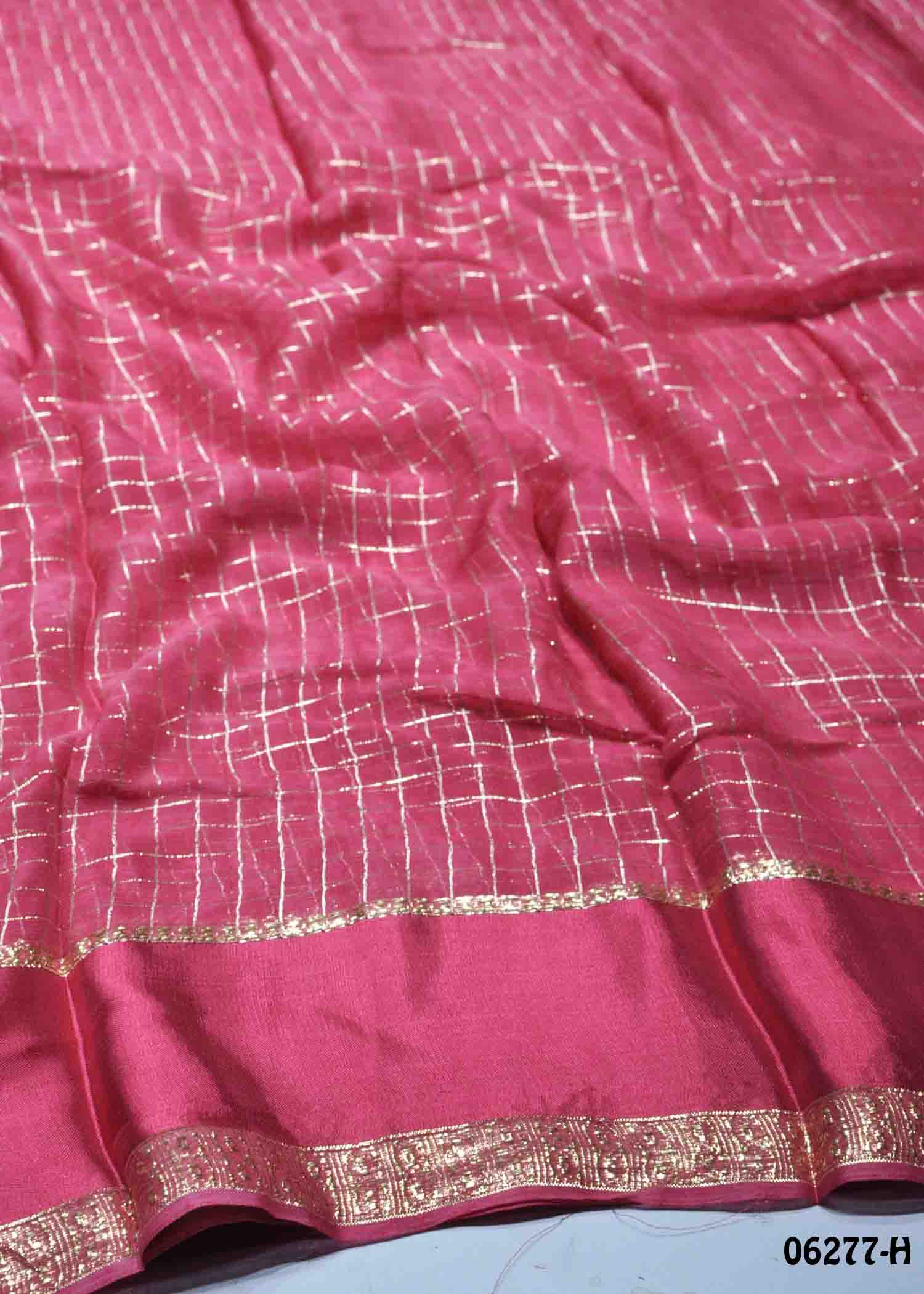 Keerthana - 06277-H Blush pinkColor Excellent Viscose Georgette Saree CM1427520 (RR2C)