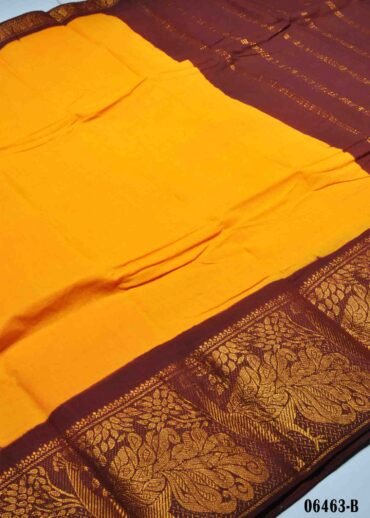 Mayura - 06463-B Yellow Color  Madurai Sungudi Cotton Saree CM1419423