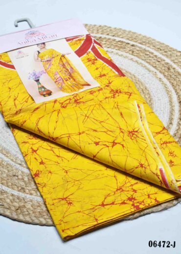 Milan - 06472-J  Yellow Color  Mulmul Cotton Saree CM1394893