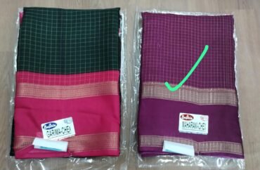 Thamil 06455-A Purple colour synthetic saree CM1398170