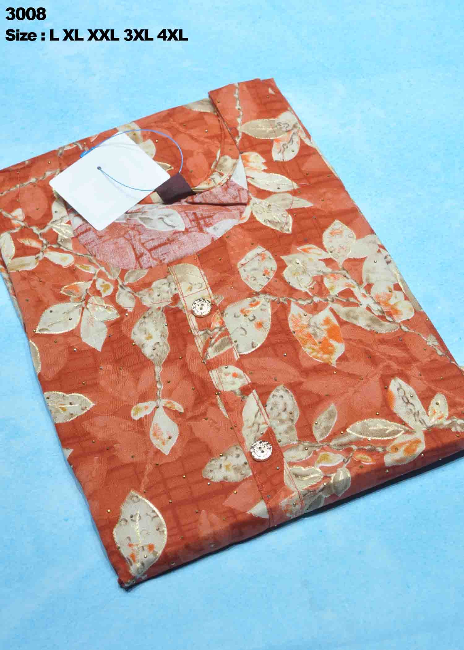 Damayanthi - 3008 Orange Color Rayon Readymade Kurti CM1411898 (RR6B)
