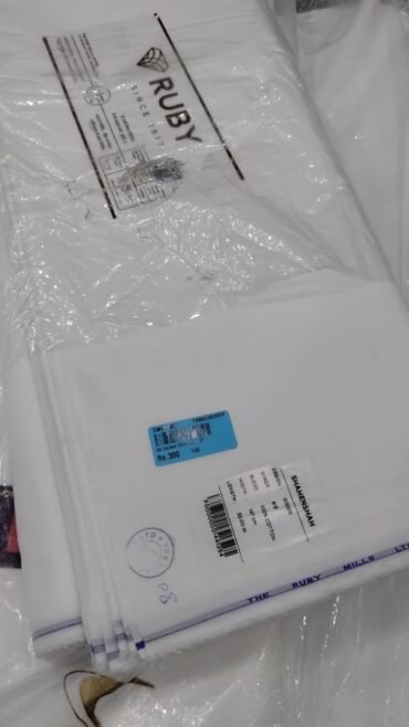 tHAMIL 38-a Whitecolour shirt bit CM1405574*2 MTRS