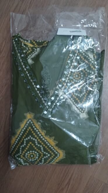 Tulip 640-A Basilgreen Colour Chididhar Set CM1402833