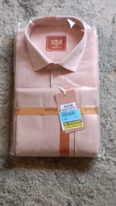 Ashwin Traditional Readymade Tissue Shirt with Dhoti Set CM1427401