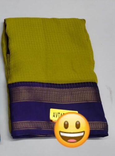 Sundari 06455-A Green Fancy Cotton saree CM1419546