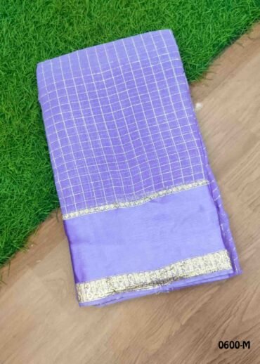 Rashmika - 0600-M   Lavender Color Excellent Viscose Georgette Saree CM1440072