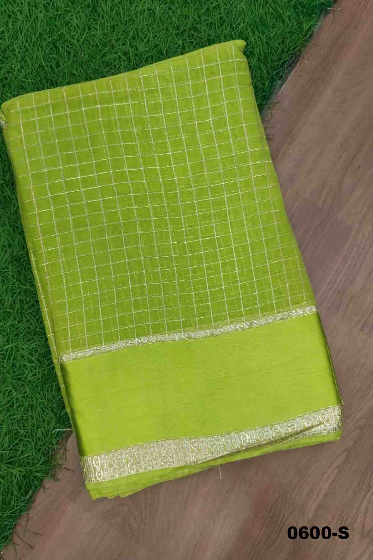 Rashmika - 0600-S Green Color Excellent Viscose Georgette Saree CM1443948