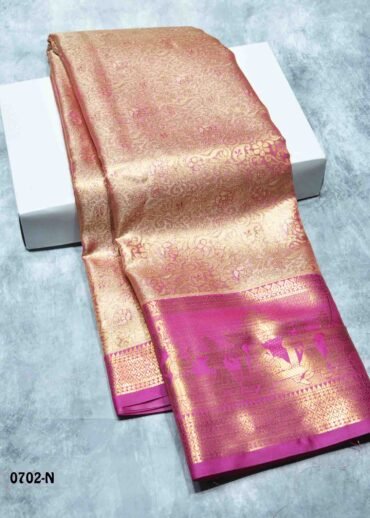 Lakshana - 0702-N  Pink Color Excellent Traditional Semi-Pattu Saree CM1433460