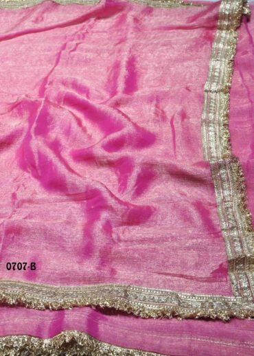 Rithvika - 0707-B  TaffyPink Color Excellent Space Silk Saree CM1423924