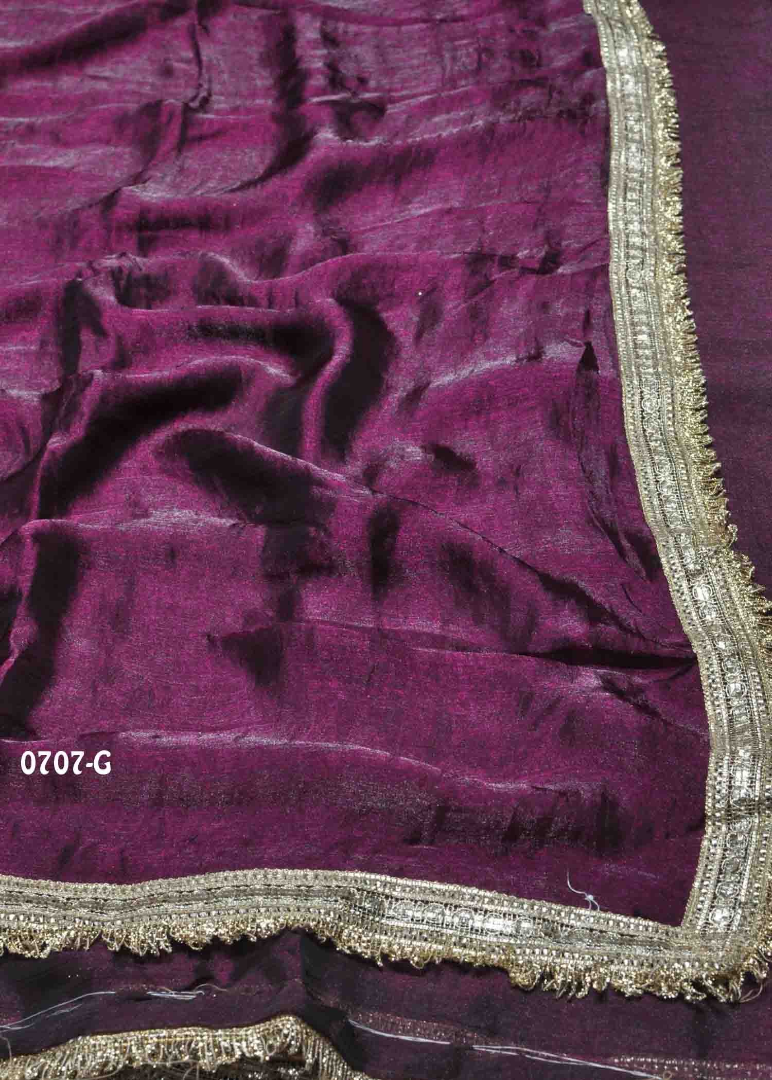 Rithvika - 0707-G Purple Color Excellent Space Silk Saree CM1423924