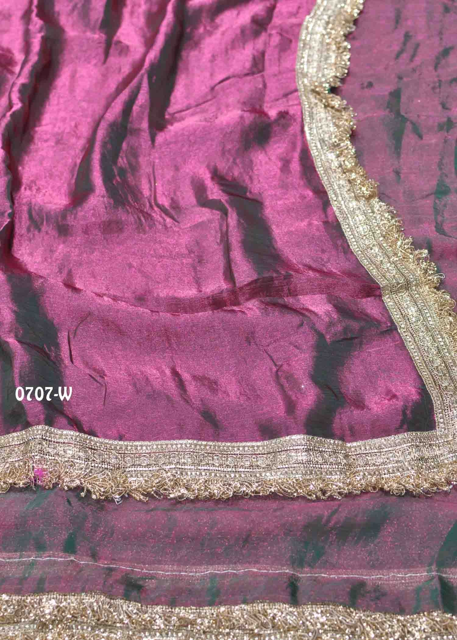 Rithvika - 0707-W PancyPurple Color Excellent Space Silk Saree CM1423924