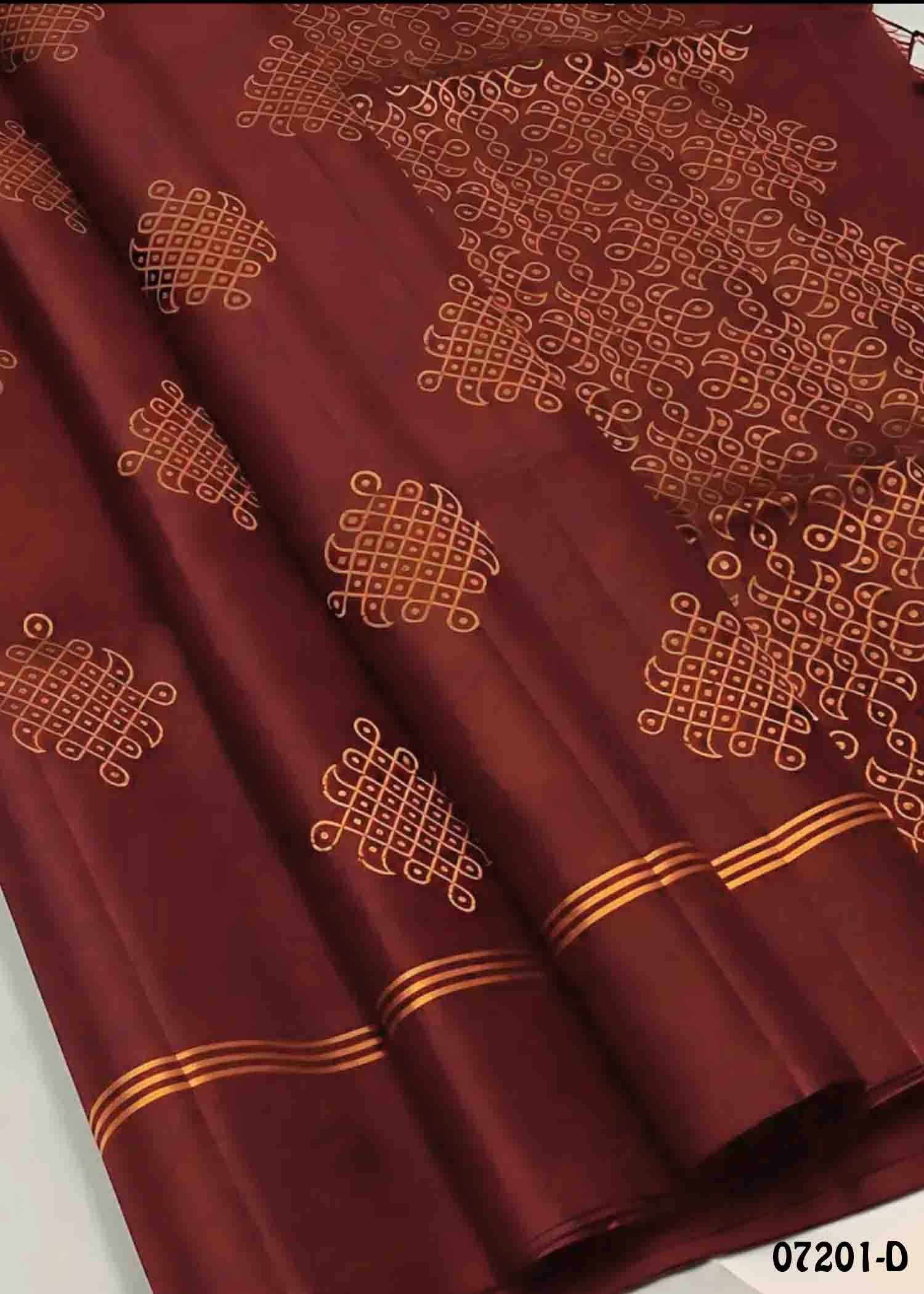 Mandhana- 07201-D Maroon Color Trendy Banaras Saree CM1428089 (LR1C) (Copy)