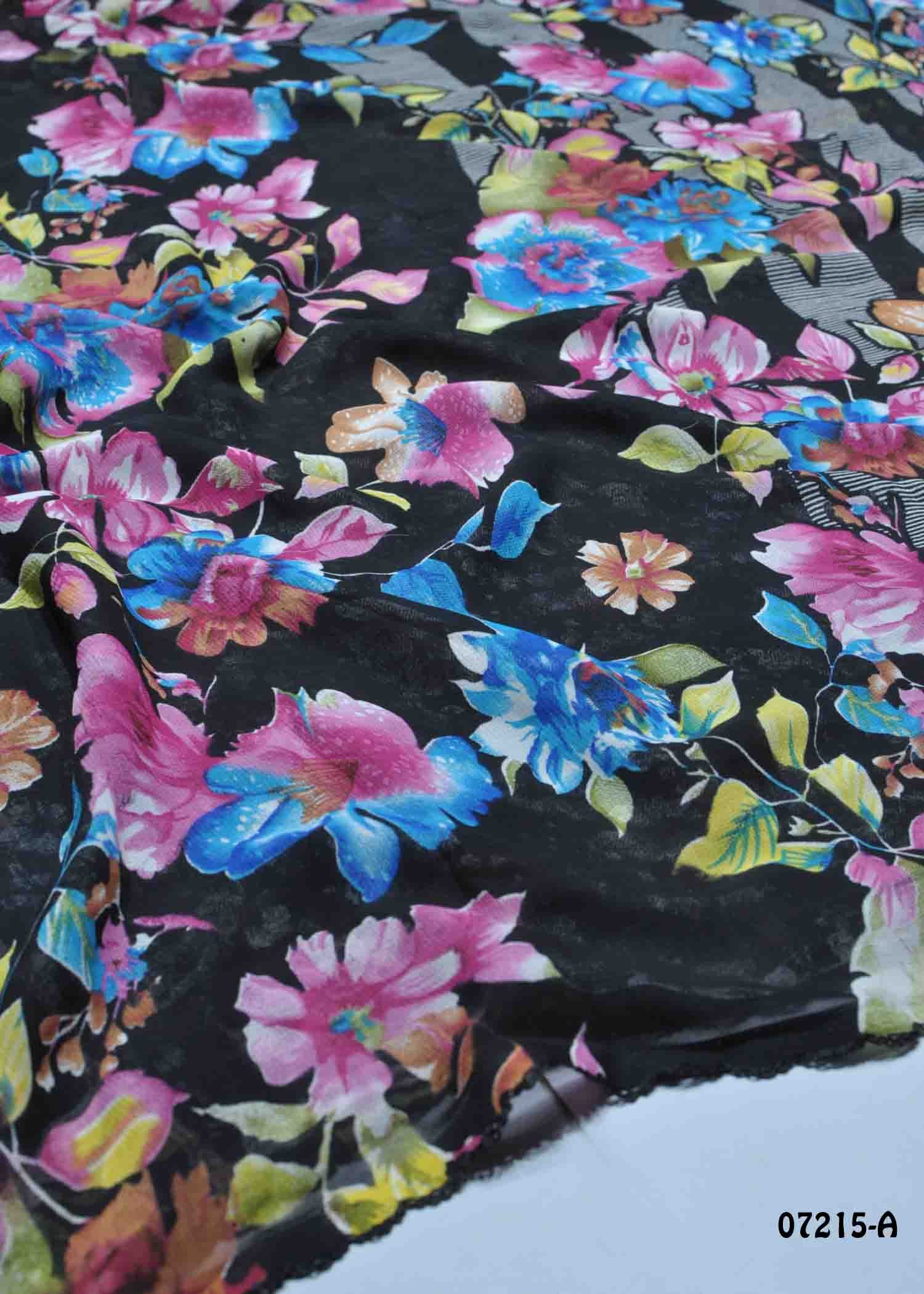 Suhasini - 07215-A Black Color Excellent Georgette Saree CM1426716 (LR2D)