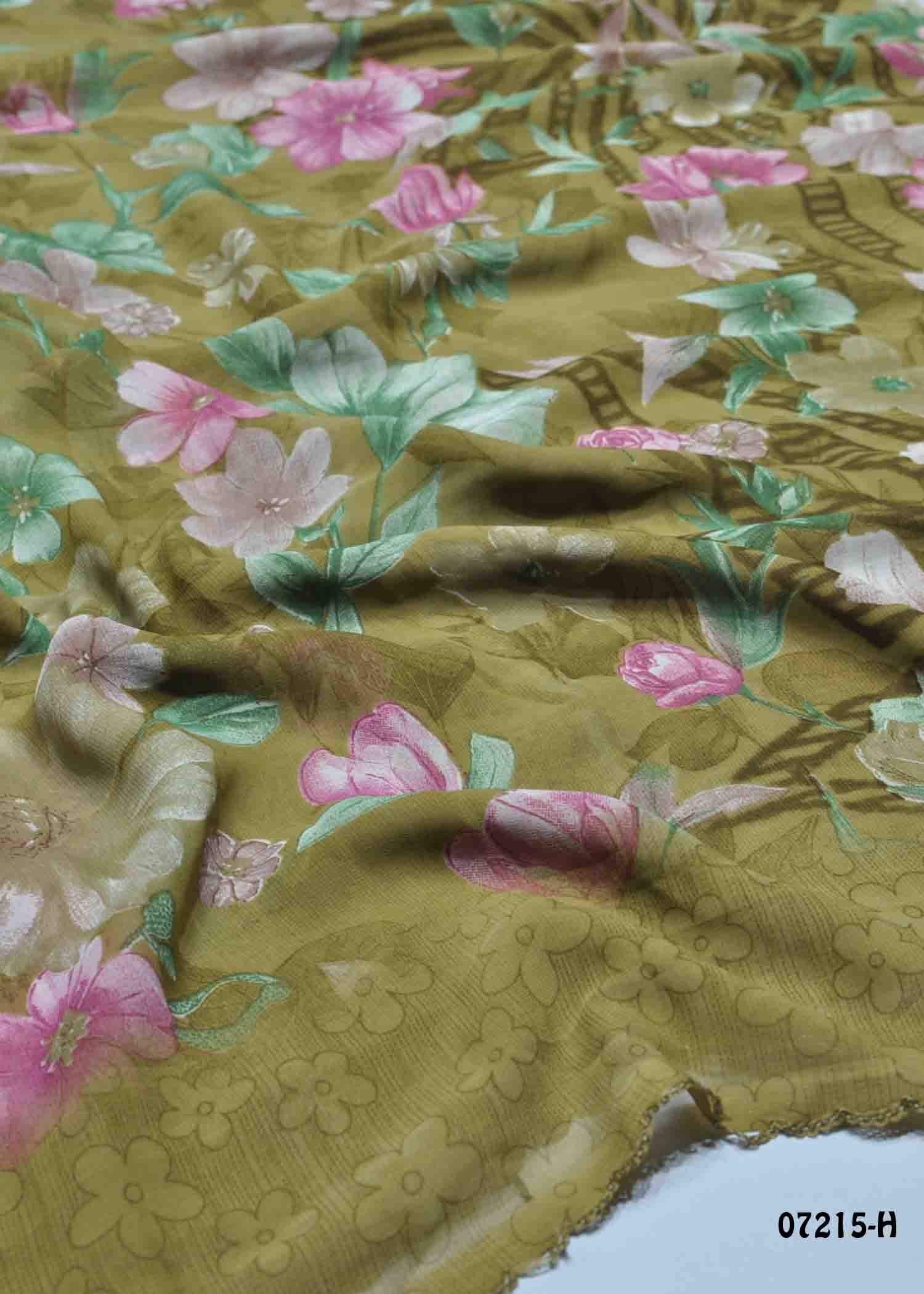 Suhasini - 07215-H SageGreen Color Excellent Georgette Saree CM1426716 (LR2D)