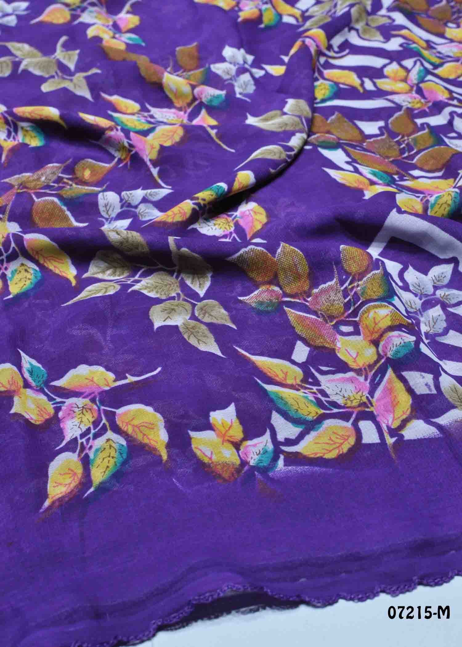 Suhasini - 07215-M Violet Color Excellent Georgette Saree CM1426716 (LR2D)