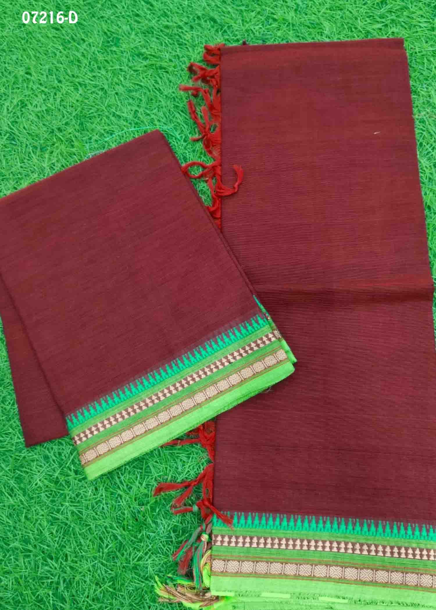 Navya - 07216-D Maroon Color Treaditional South Cotton Salwar Material CM1424365 (LR1C)