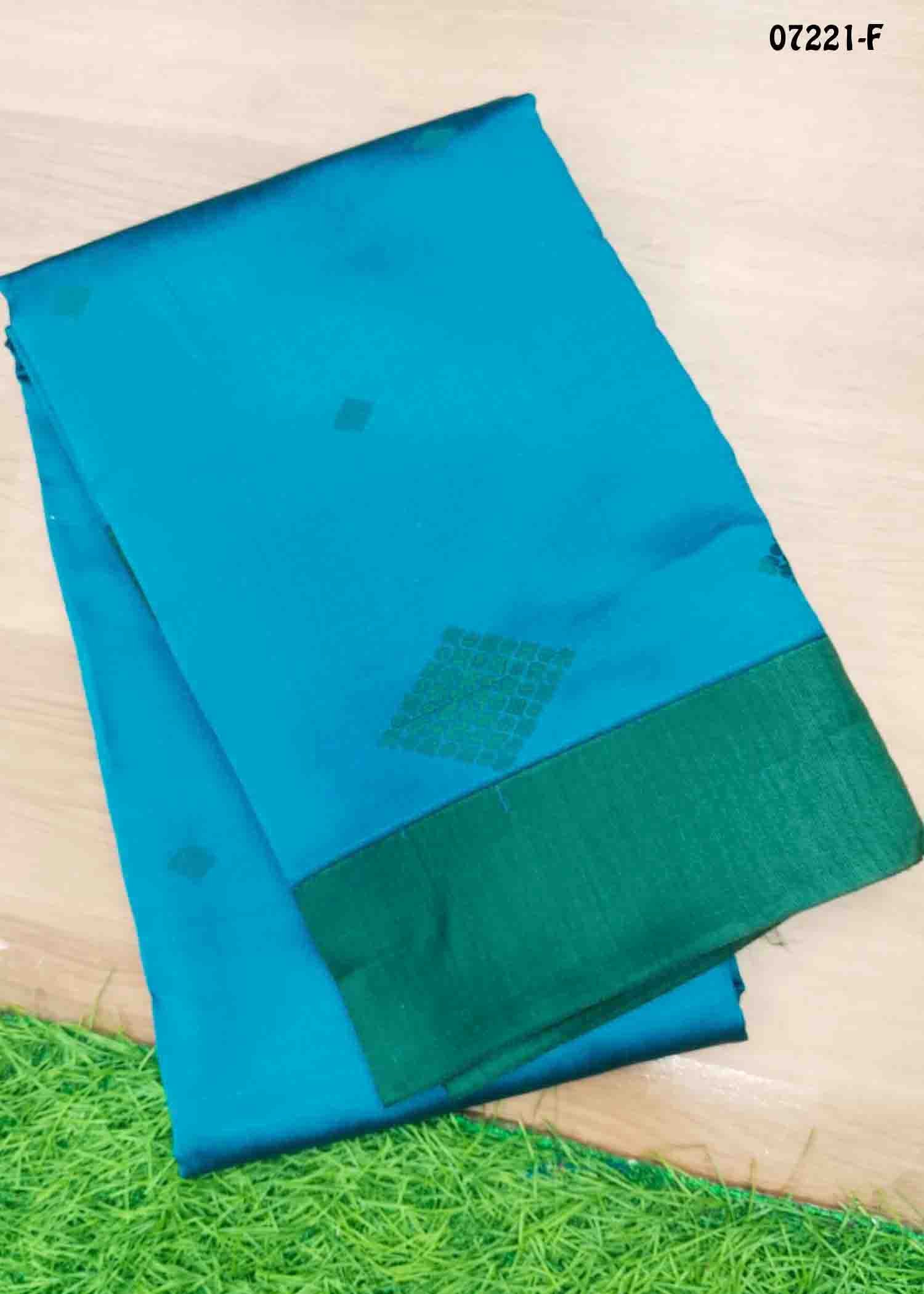 Charumathy - 07221-F SkyBlue Color Excellent Lichi Silk Saree CM1432008 (LR2E)