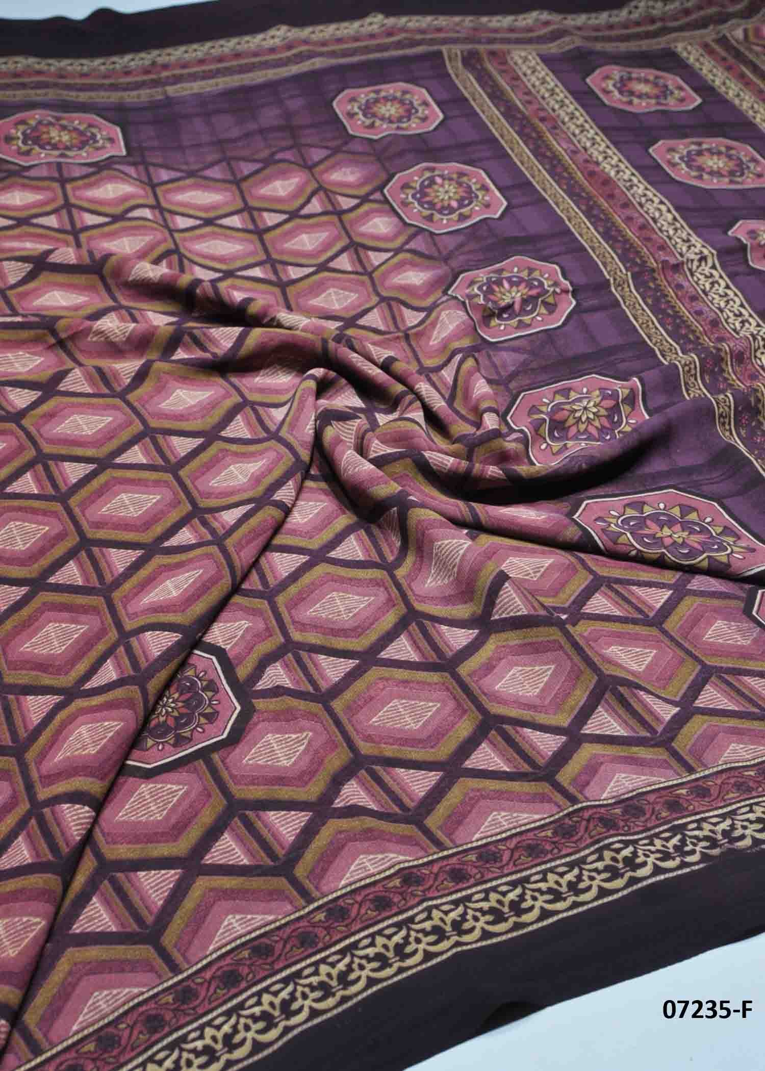 Meenatchi - 07235-F Purple Color Trendy Soft Georgetten Saree CM1433476 (LR4B)