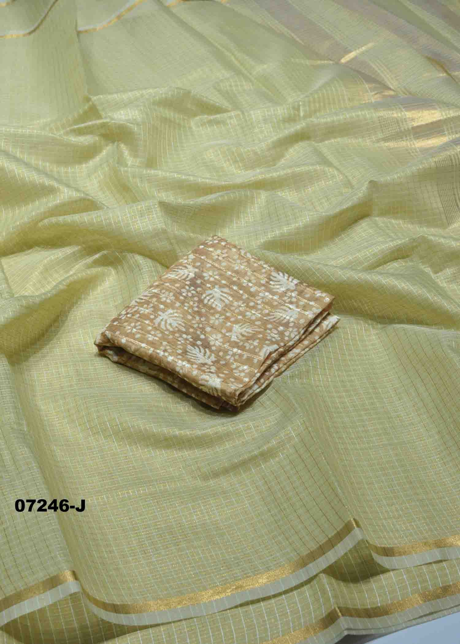 Chandrika - 07246-J PastelGreen Color Trendy Fancy Cotton Saree CM1427143 (RR1D)