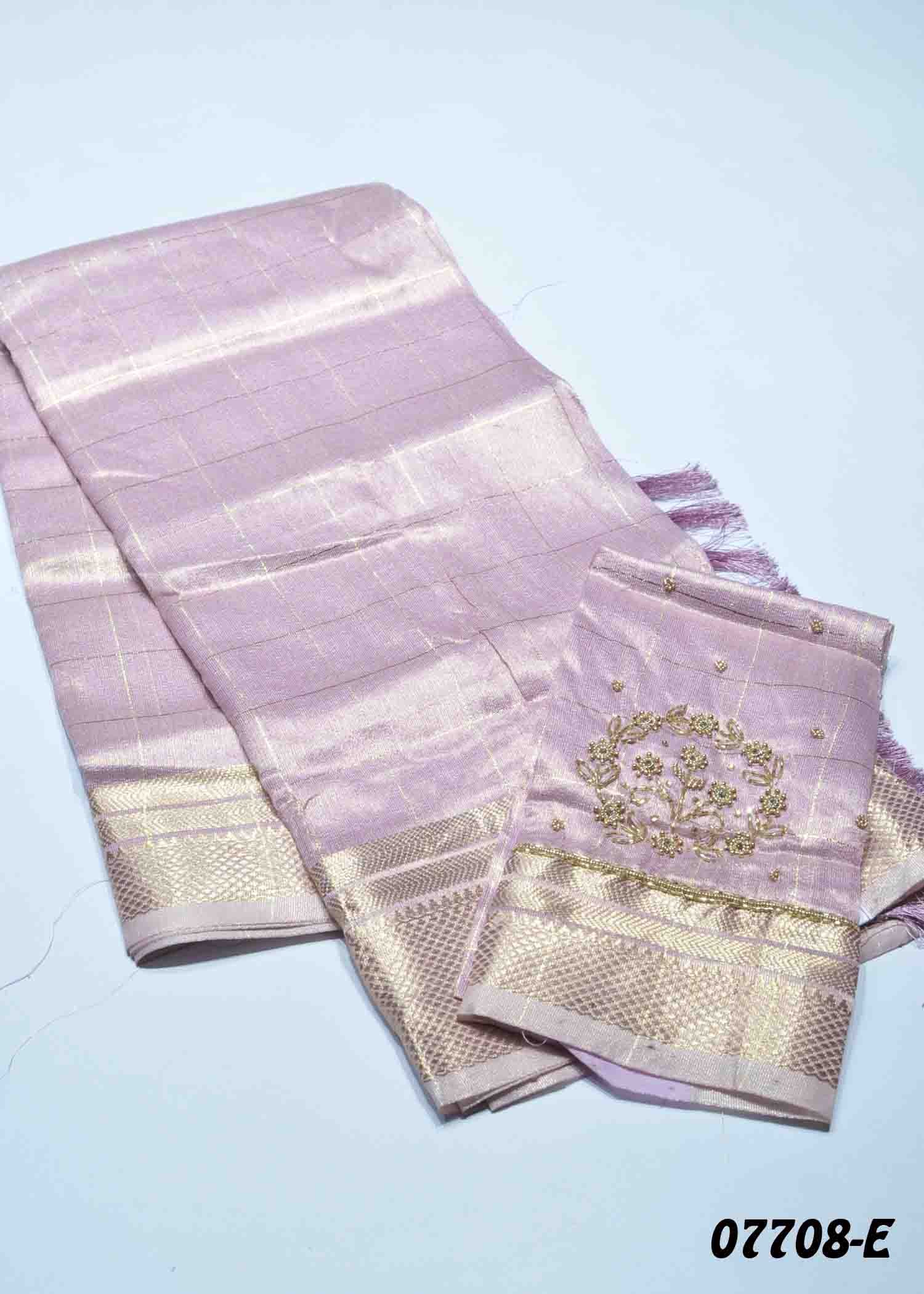 Oviya - 07708-E Lightpurple Color Excellent Tissue Saree CM1403919 (RR2B)