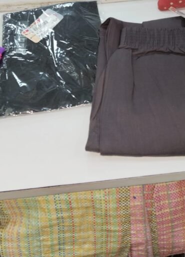 Thendral - 06310-A Black & Grey Jeggings Pant CM1424008