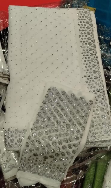 Sindhu-0404-E white Color Georgette CM1428973
