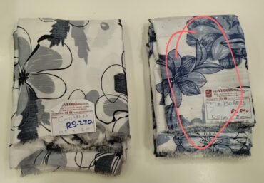 Divya 145-A  Floral print popcorn lining material CM1308275*2 MTRS