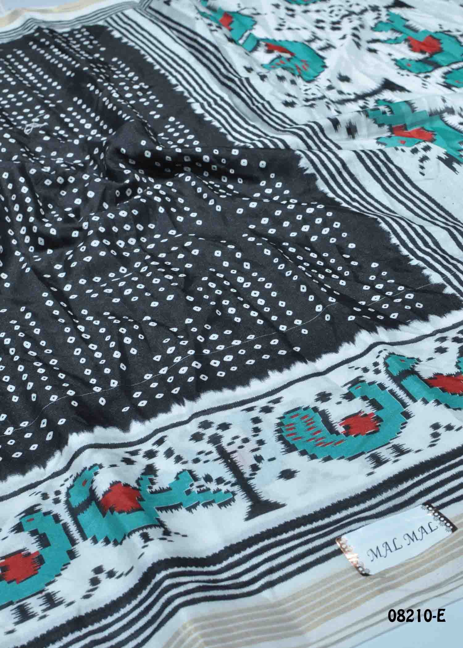 Angavai - 08210-E Black Color Trendy Dola Silk Saree CM1448366 (LR1B)