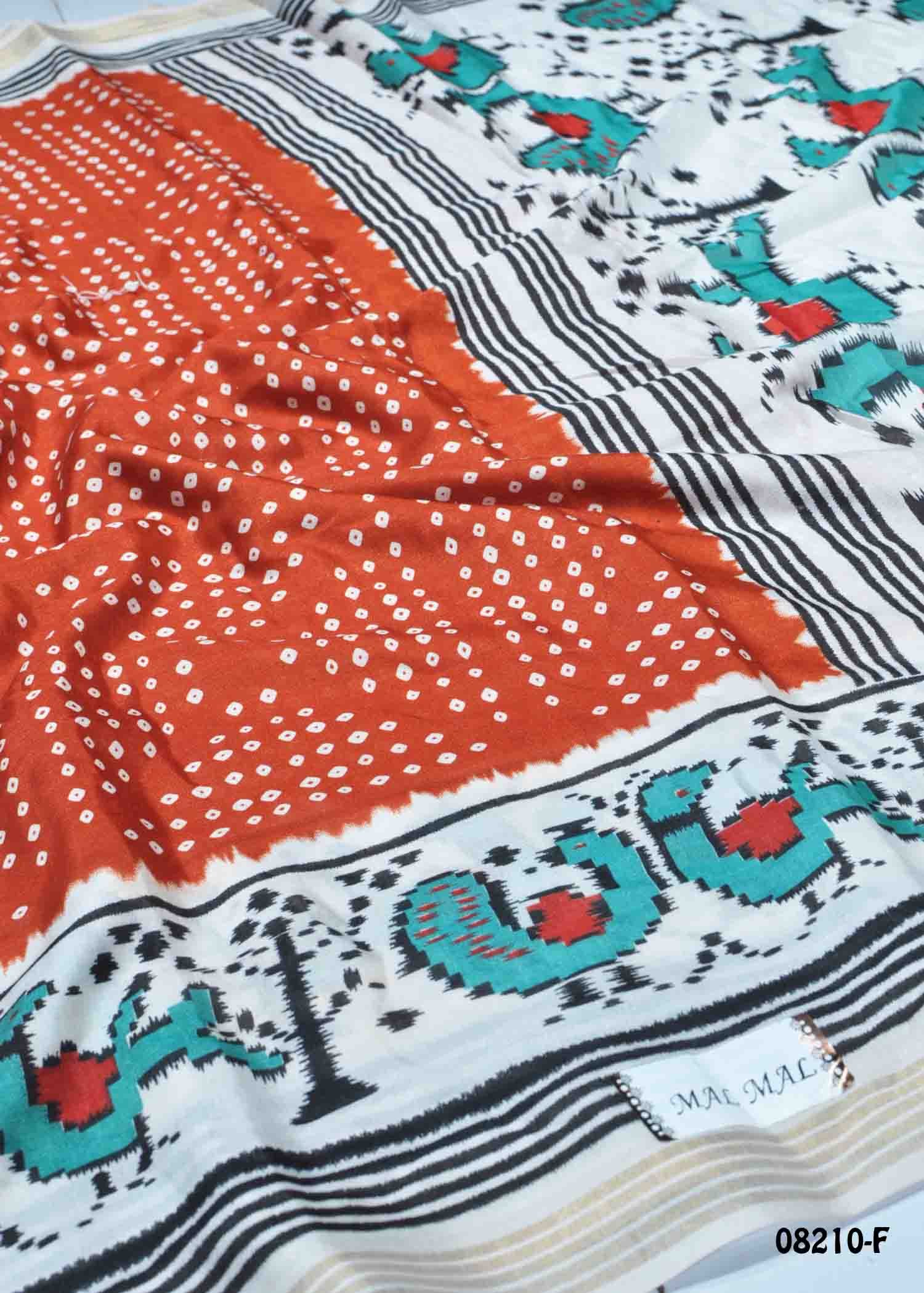 Angavai - 08210-F BrickRed Color Trendy Dola Silk Saree CM1448366 (LR1B)