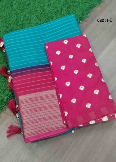 Athira - 08211-E  PineGreen Color Trendy Moss Chiffon Saree CM1444011 (LR1B)