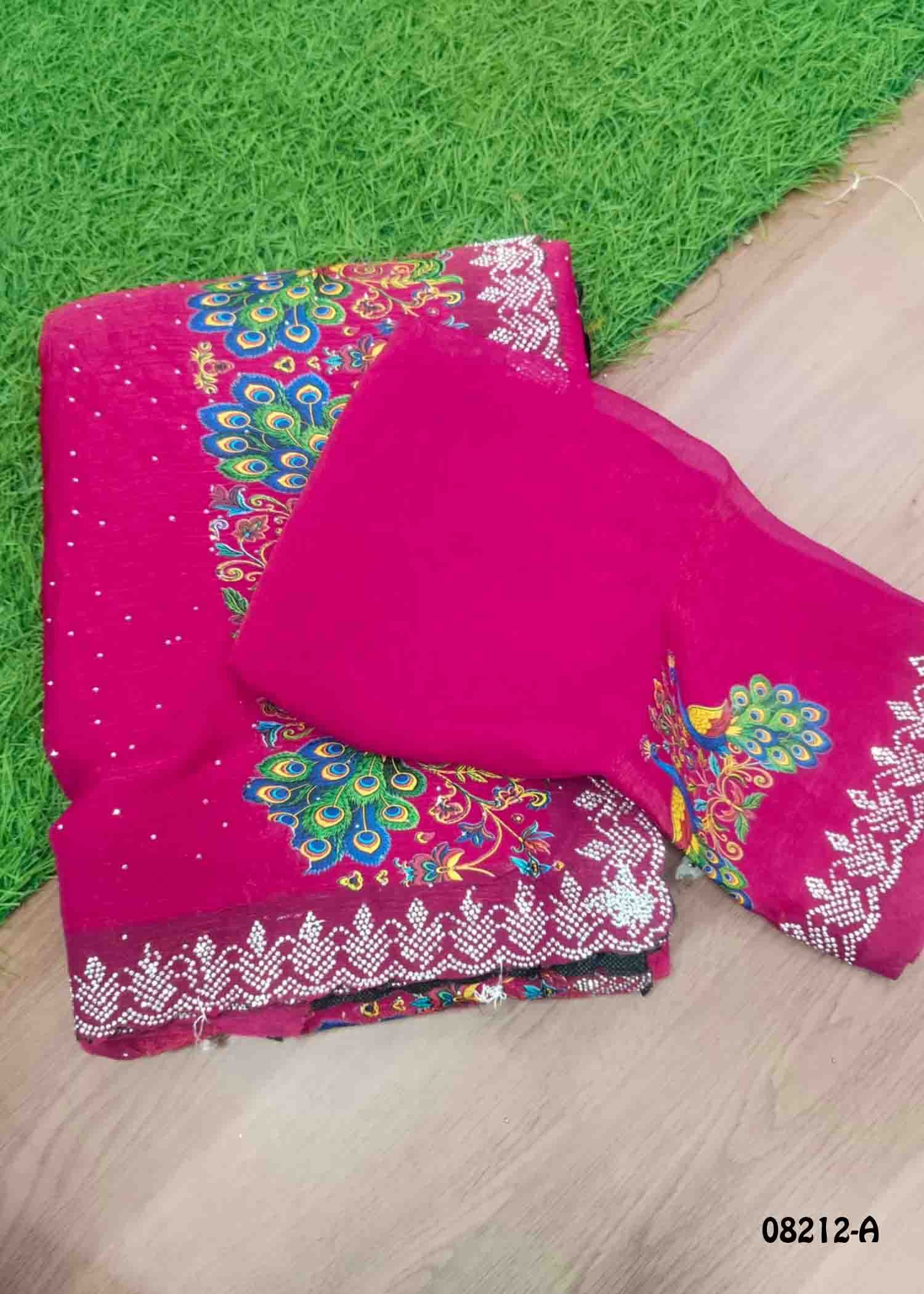 Mayuri - 08212-A Pink Color Excellent Space Silk Saree CM1438215 (LR1B)