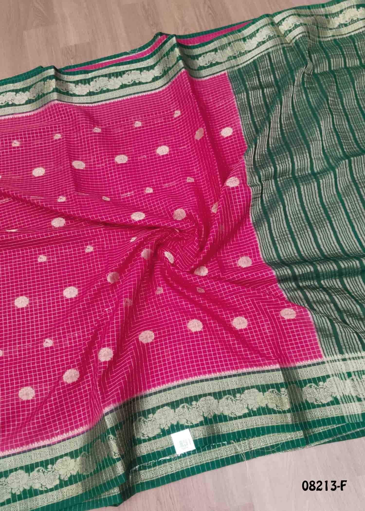 Subathra - 08213-F Pink Color Traditional Chanderi Silk Saree CM1443671 (LR1B)