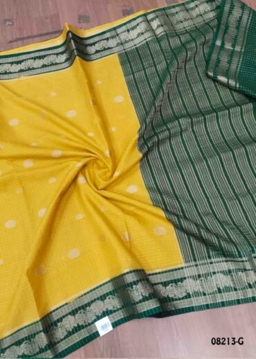 Subathra - 08213-G  Yellow Color Traditional Chanderi Silk Saree CM1443671 (LR1B)