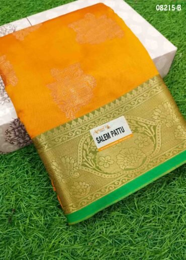 Sangavi - 08216-B  DarkYellow Color Traditional Lichi Silk Saree CM1447916 (LR2C)