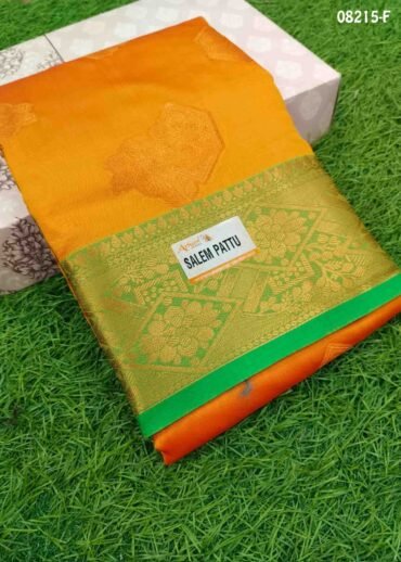Sangavi - 08216-F  DarkYellow Color Traditional Lichi Silk Saree CM1447916 (LR2C)