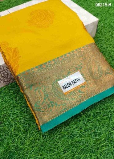 Sangavi - 08216-H  Yellow Color Traditional Lichi Silk Saree CM1447916 (LR2C)