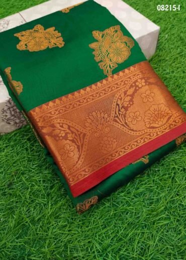 Sangavi - 08216-I  Green Color Traditional Lichi Silk Saree CM1447916 (LR2C)
