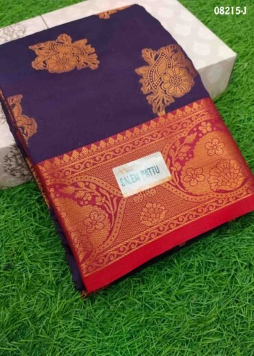 Samundy - 08216-J  DarkYellow Color Traditional Lichi Silk Saree CM1447916 (LR2C)