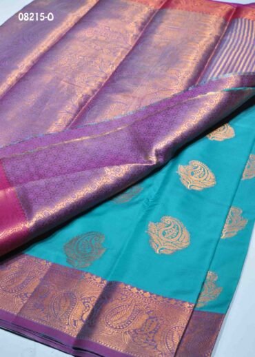 Samundy - 08216-O  SkyBlue Color Traditional Lichi Silk Saree CM1447916 (LR2C)