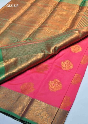 Samundy - 08216-P  HotPink Color Traditional Lichi Silk Saree CM1447916 (LR2C)