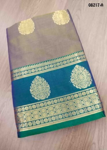 Triniti - 08217-A  LightBrown Color Traditional Chanderi Cotton Silk Saree CM1452514 (LR2C)