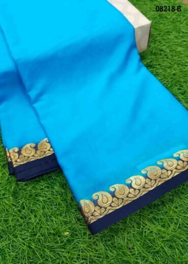 Monisha - 08218-B  SkyBlue Color Traditional Mysor Crepe Silk Saree CM1445312 (LR2C)
