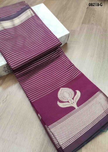 Aaradhana - 08218-G  Maroon Color Traditional Chanderi Silk Saree CM1436251 (LR2B)