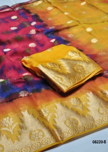 Amudha - 08220-B  Multi Color Excellent Jute Silk Saree CM1448382 (RR3C)