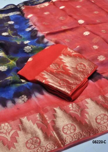 Amudha - 08220-C  Multi Color Excellent Jute Silk Saree CM1448382 (RR3C)