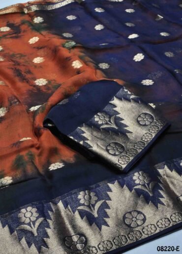 Amudha - 08220-E  Multi Color Excellent Jute Silk Saree CM1448382 (RR3C)