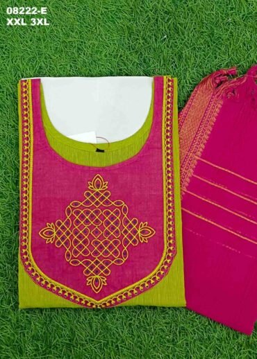 Kavinya - 08222-E  Green Color Readymade South Cotton Salwar CM1449903 (LR5D)