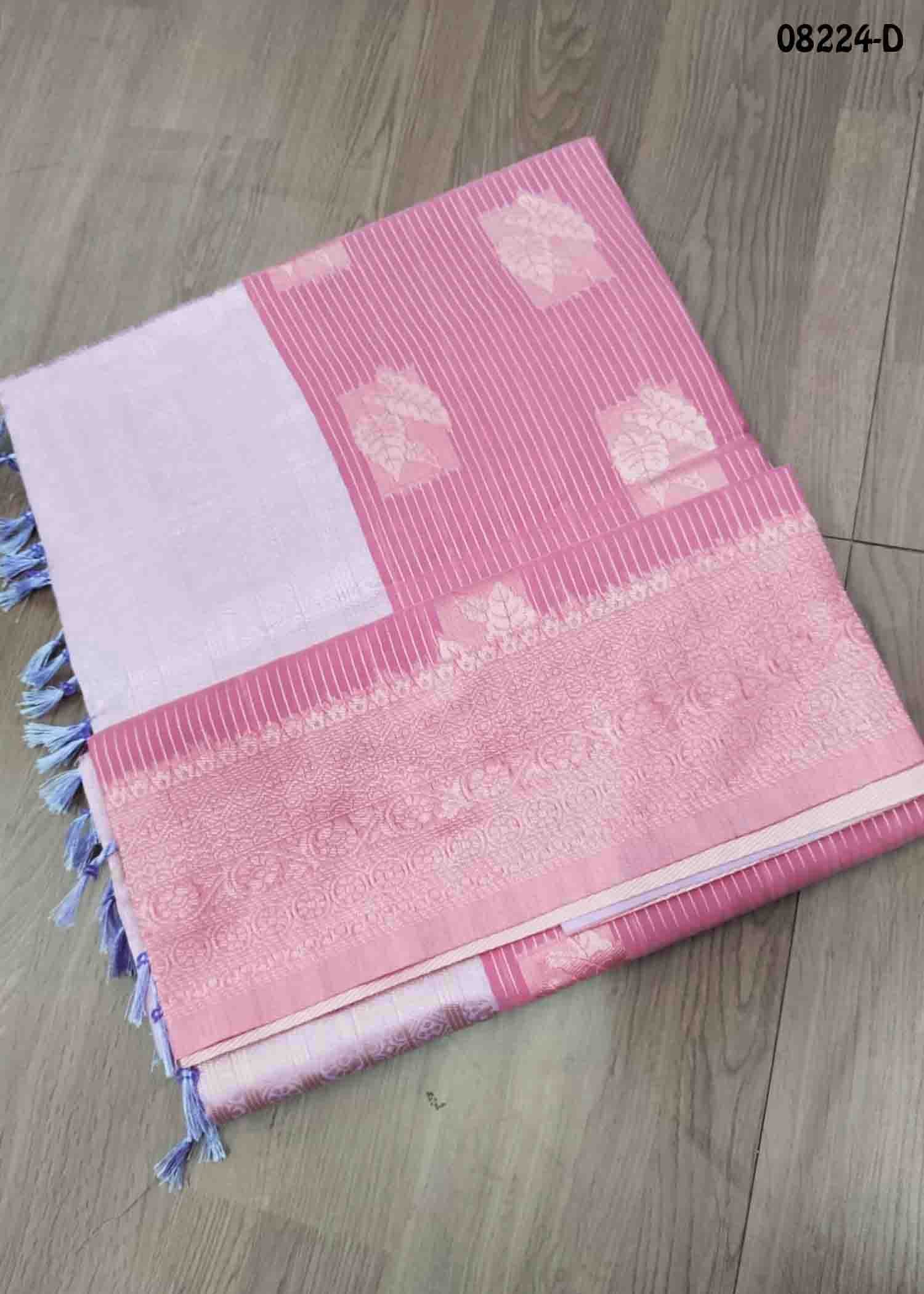 Shivanya - 08224-D Pink Color Excellent Fancy Banaras Saree CM1440923 (LR3C)