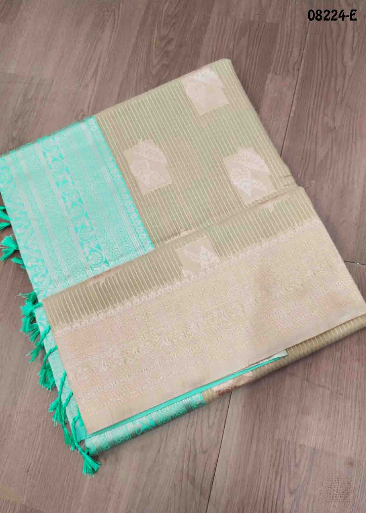 Shivanya - 08224-E PassiGreen Color Excellent Fancy Banaras Saree CM1440923 (LR3C)