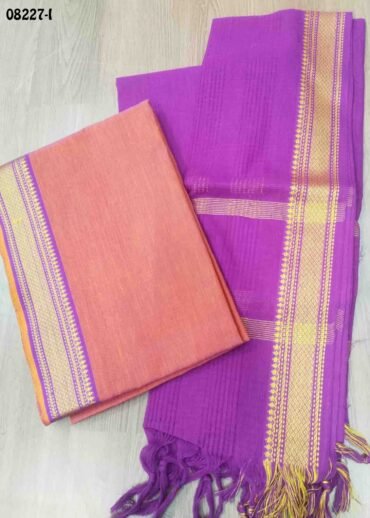 Lavanya 08227-I Peach Color Cotton Salwar Material CM1426226 (LR4C)
